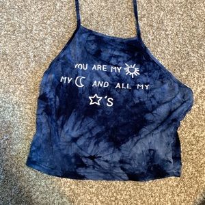 SHEIN tie crop top